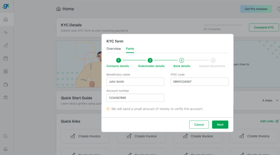 How to complete the KYC process