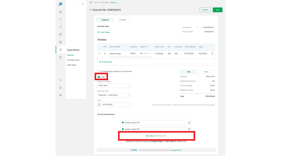 HOW TO CREATE EXPENSES