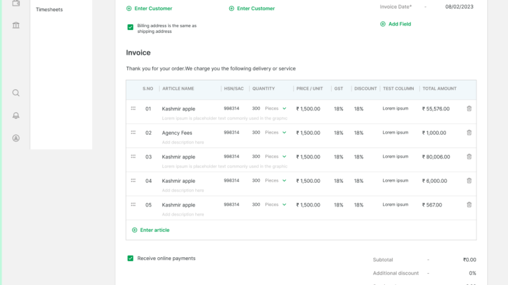 HOW TO ADD A NEW ARTICLE UNIT