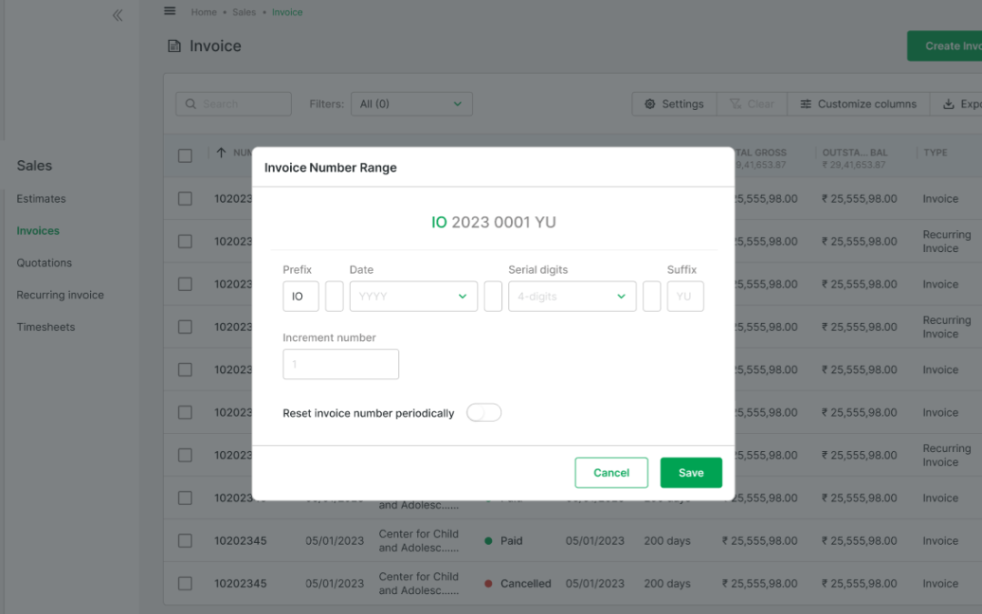 HOW TO CUSTOMIZE INVOICE SETTINGS