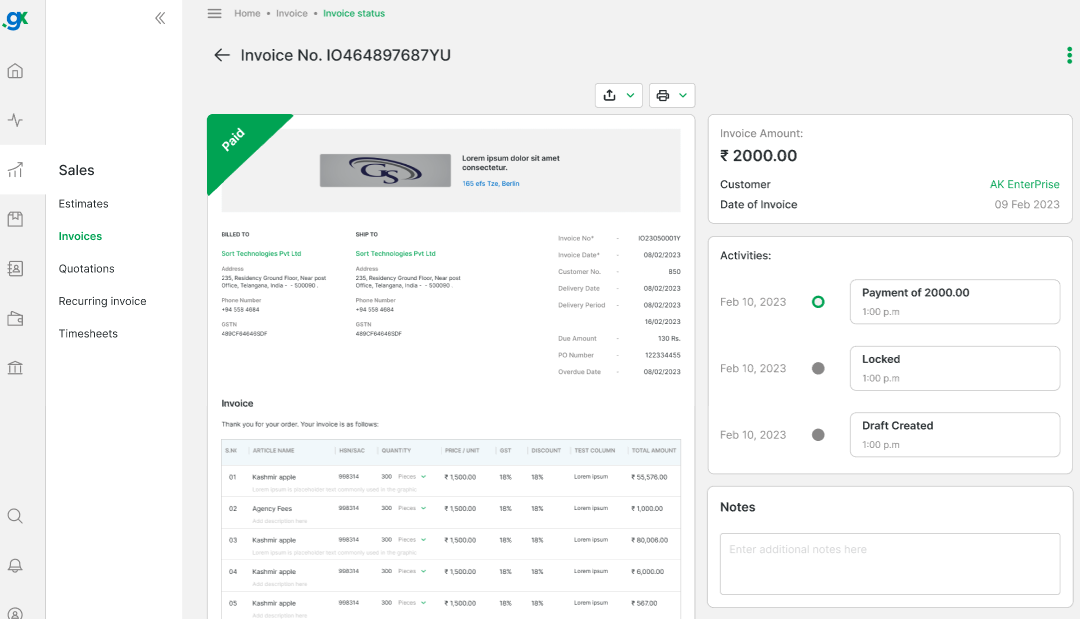 HOW TO REGISTER PAYMENT FOR AN INVOICE