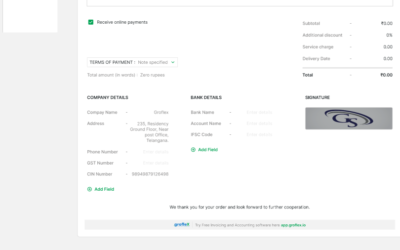 HOW TO ADD SIGNATURE TO AN INVOICE